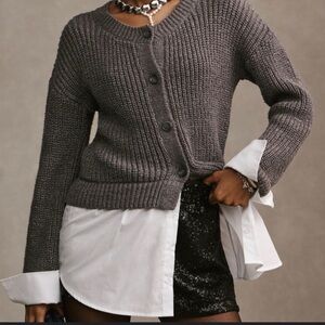 Anthropologie Twofer Sweater